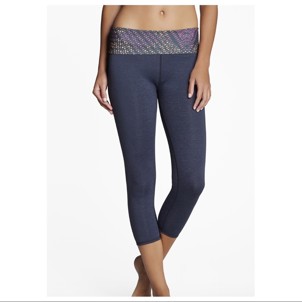 Fabletics Salar Printed Powerhold Capri Leggings - image 1